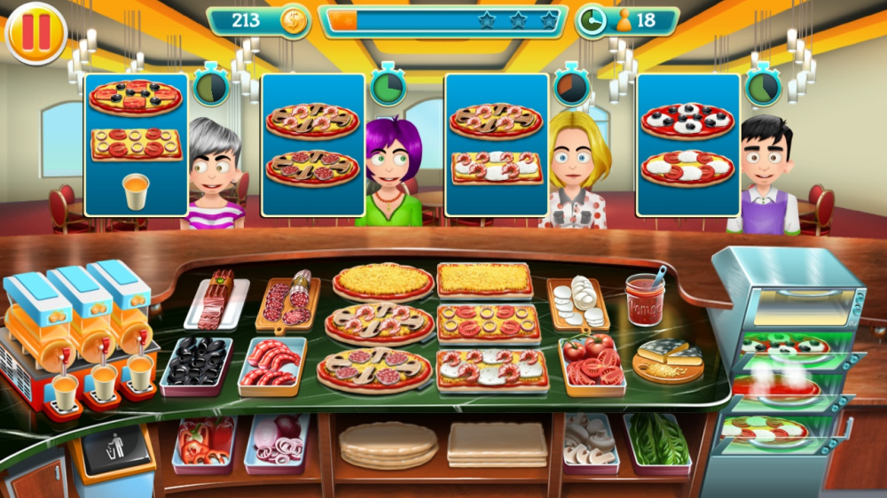 料理大亨3合1 游戏截图1