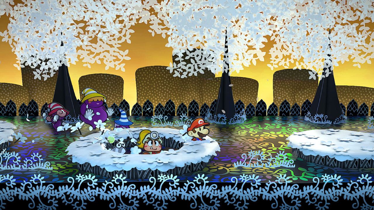 纸片马力欧RPG 游戏截图6