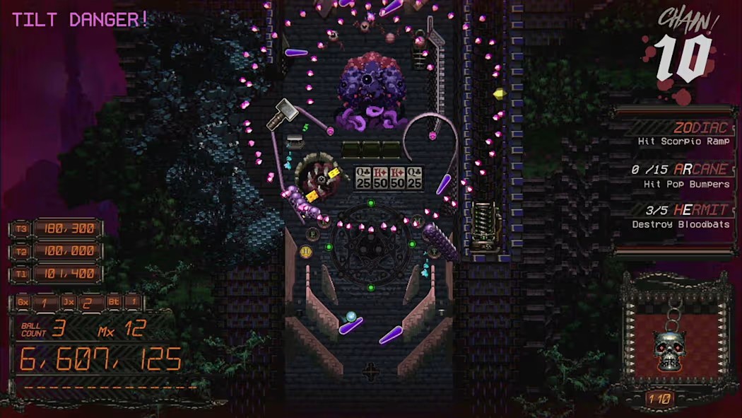 恶魔弹珠台 switch版 游戏截图1