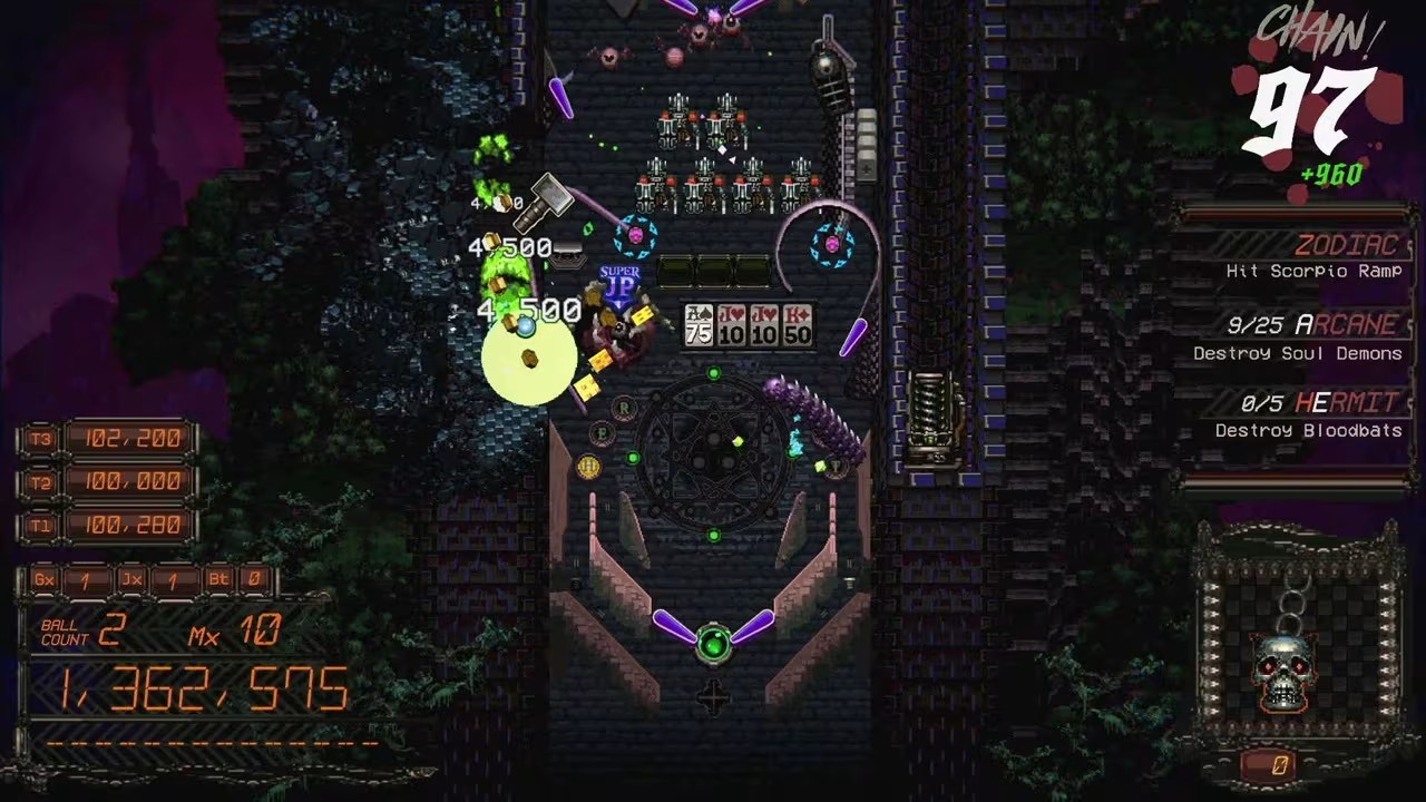 恶魔弹珠台 switch版 游戏截图2