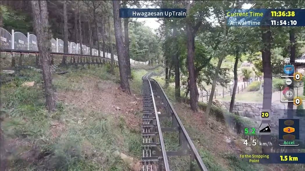 韩国单轨列车全景线 华盖山 游戏截图1