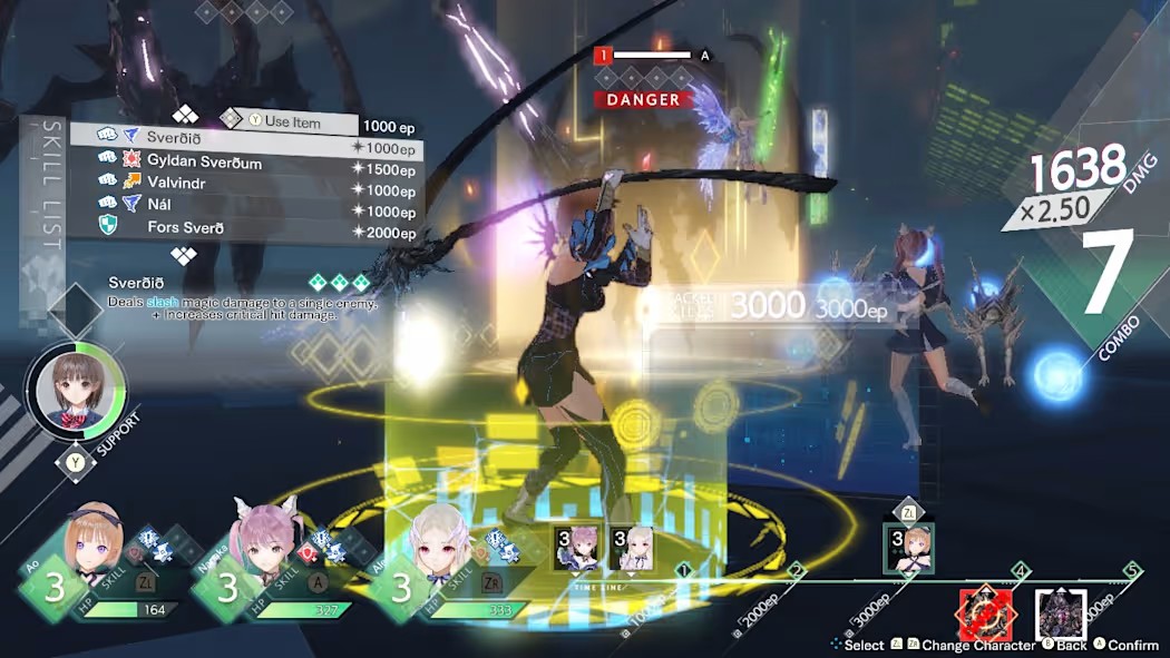 蓝色反射 Quartet 少女们的奇迹 游戏截图5